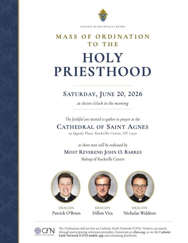 Ordination 2026